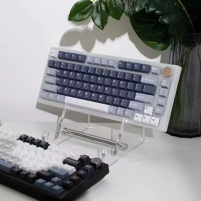 Présentoir de clavier en acrylique Transparent