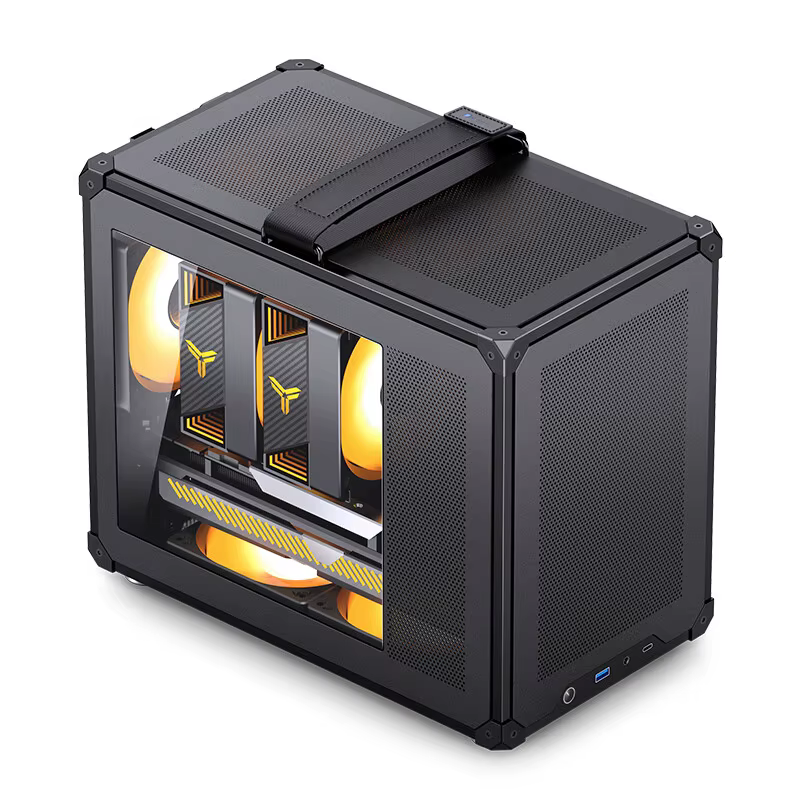 JONSBO C6 MAX poignée en maille boîtier MATX Installation sans outil