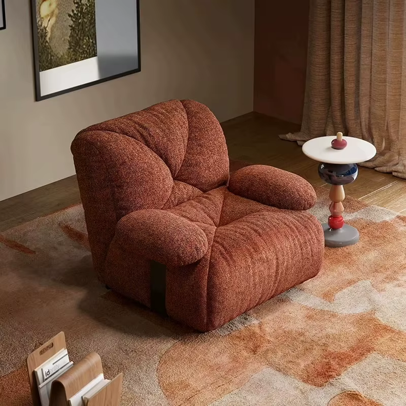 Chaise italienne design pour adultes, chaise de sol pour balcon et hôtel, chaise d'appoint, chaise longue paresseuse, chaise de coiffeuse, mobilier de chambre pour adultes
