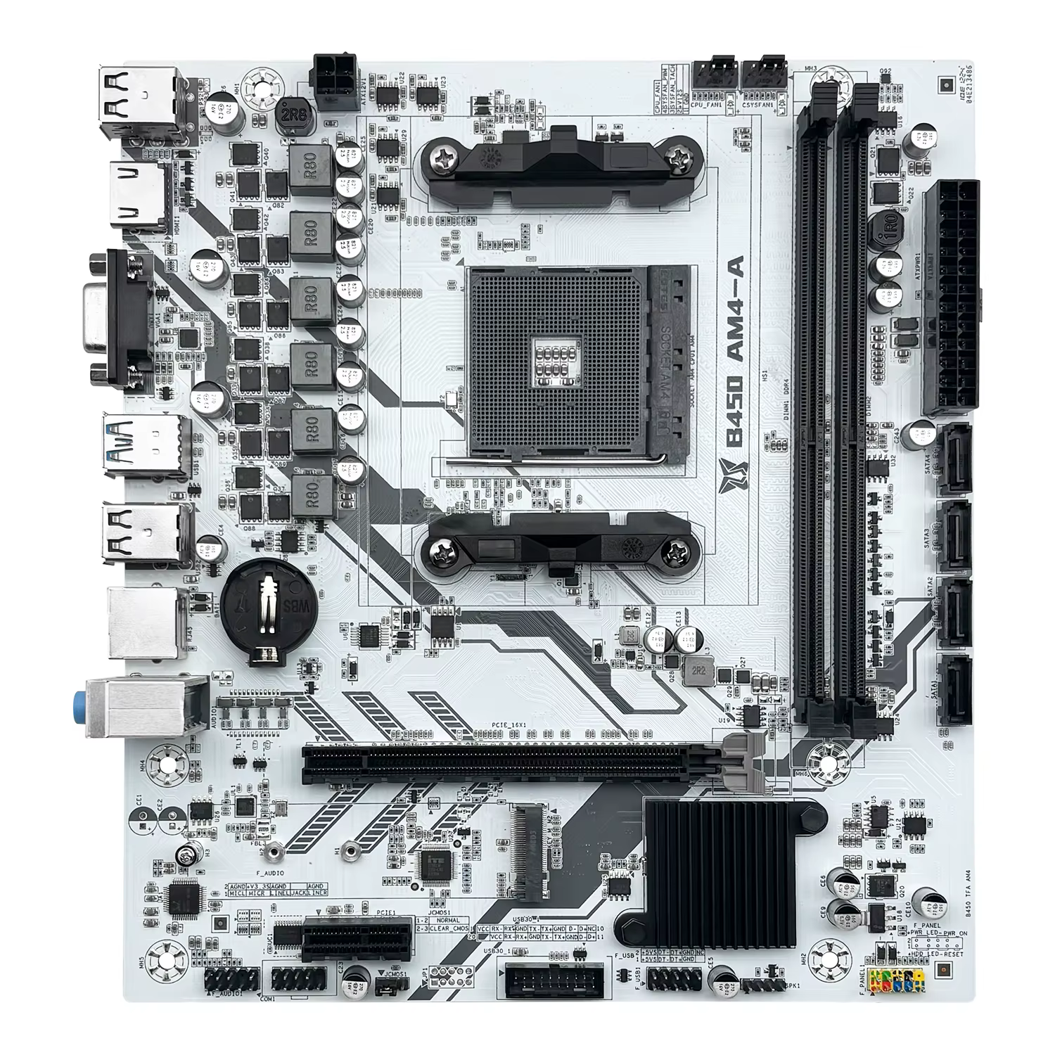 Carte mère B450, processeur AMD