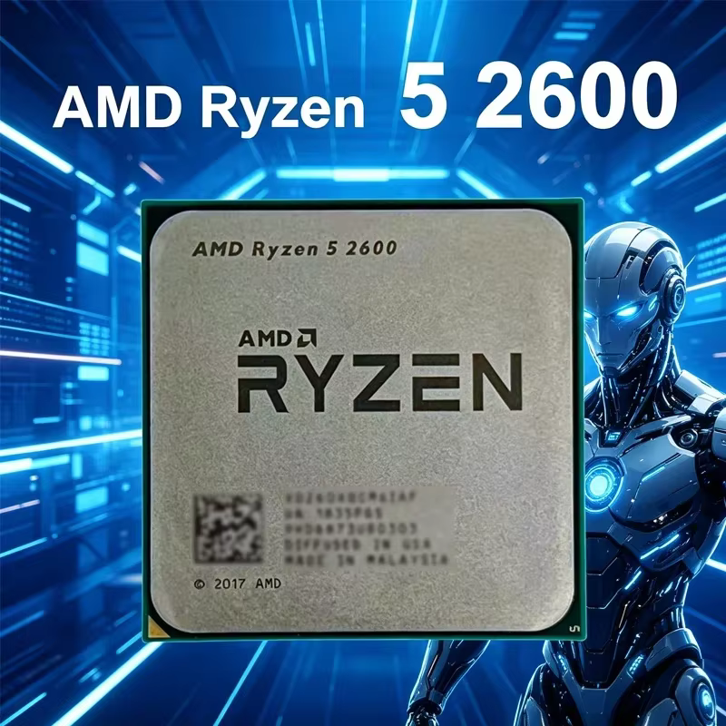 Processeur de bureau AMD Ryzen 5 R5 2600 3