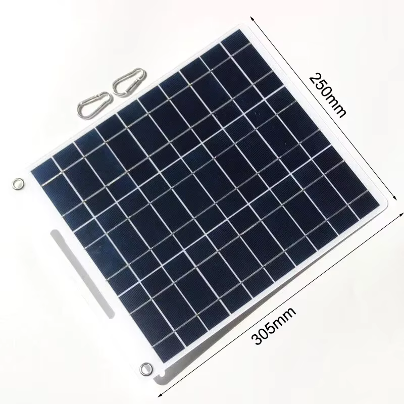  Plaque de charge solaire portable – Pliable et léger, alimentation d'urgence pour les activités de plein air, construction durable