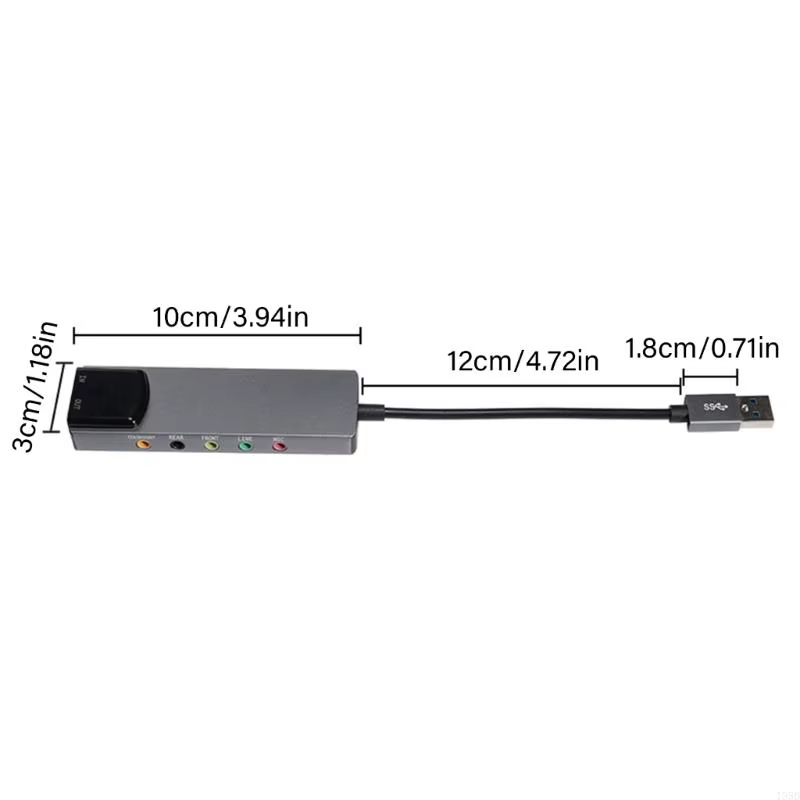 Carte son externe USB avec entrées microphones