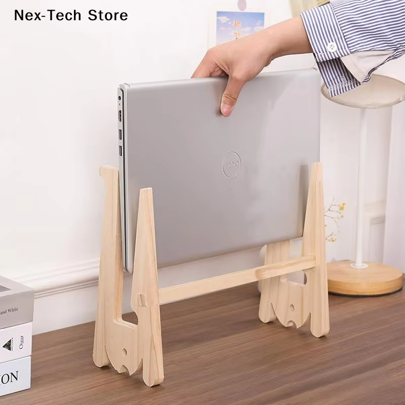 Support d'ordinateur portable en bois