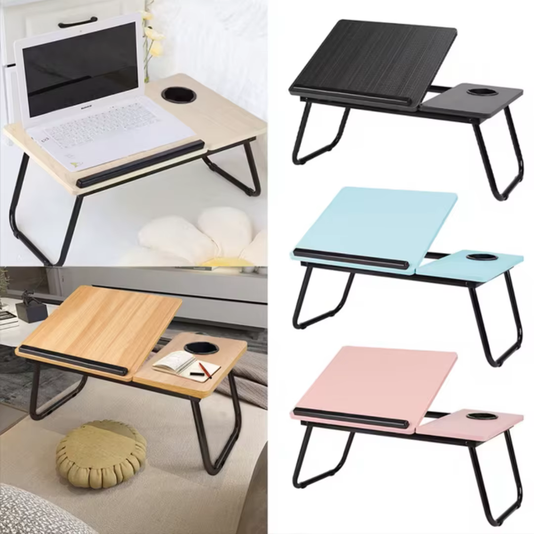 Bureau d'ordinateur portable inclinable réglable