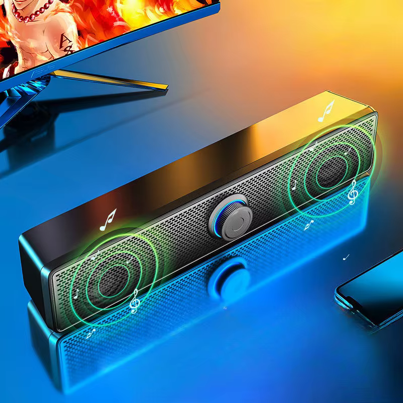 Barre de son PC filaire et Bluetooth