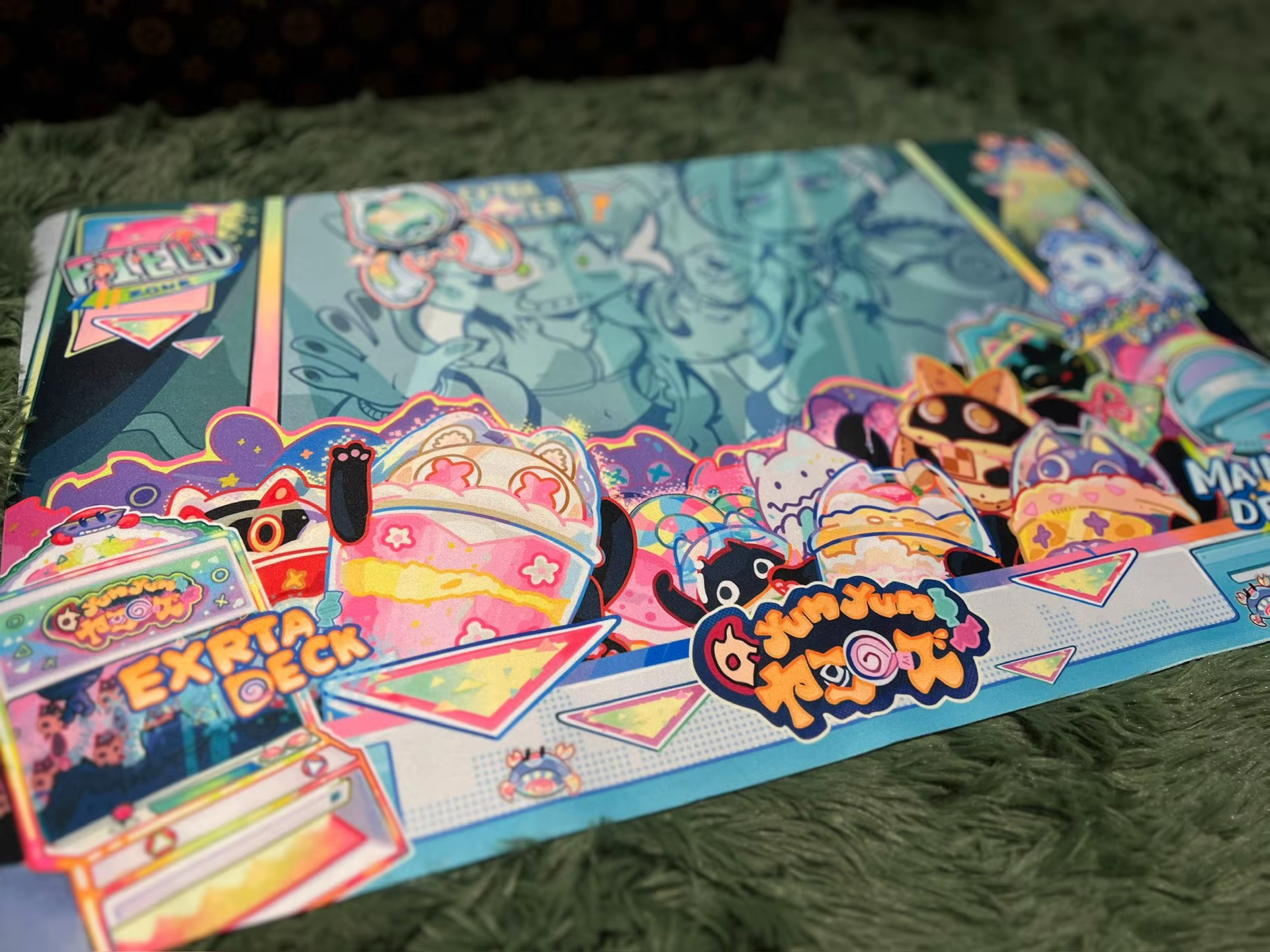Tapis de jeu original DIY Yugioh LiveTwin et délicieux