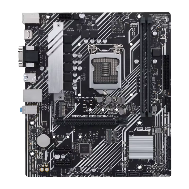 Cartes mères ASUS B560M-K LGA 1200 DDR4 64GB M-ATX pour carte mère de bureau Intel B560 M.2 NVME SATA III USB3.0