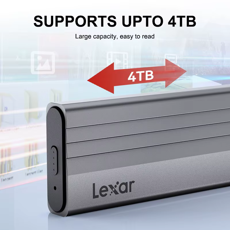 Lexar M.2 SSD boîtier 10Gbps USB 3.2 Gen2 M.2 NVMe SATA SSD