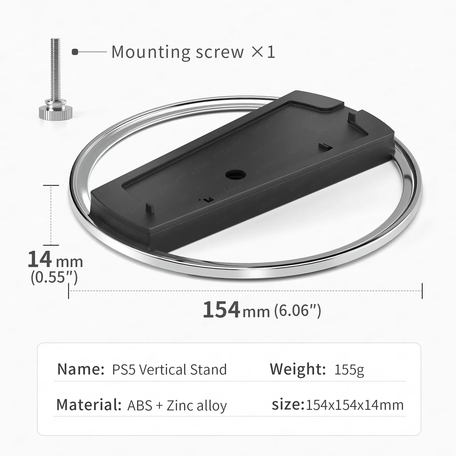 Support Vertical Portable en métal pour PS5 Slim/Pro