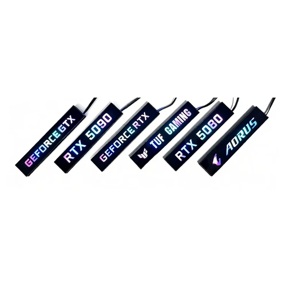 Panneau latéral ARGB pour GPU RTX 5080 5090 Mini VGA Lightboard 5050/5060/5070Ti RX9070/9060XT GTX ROG