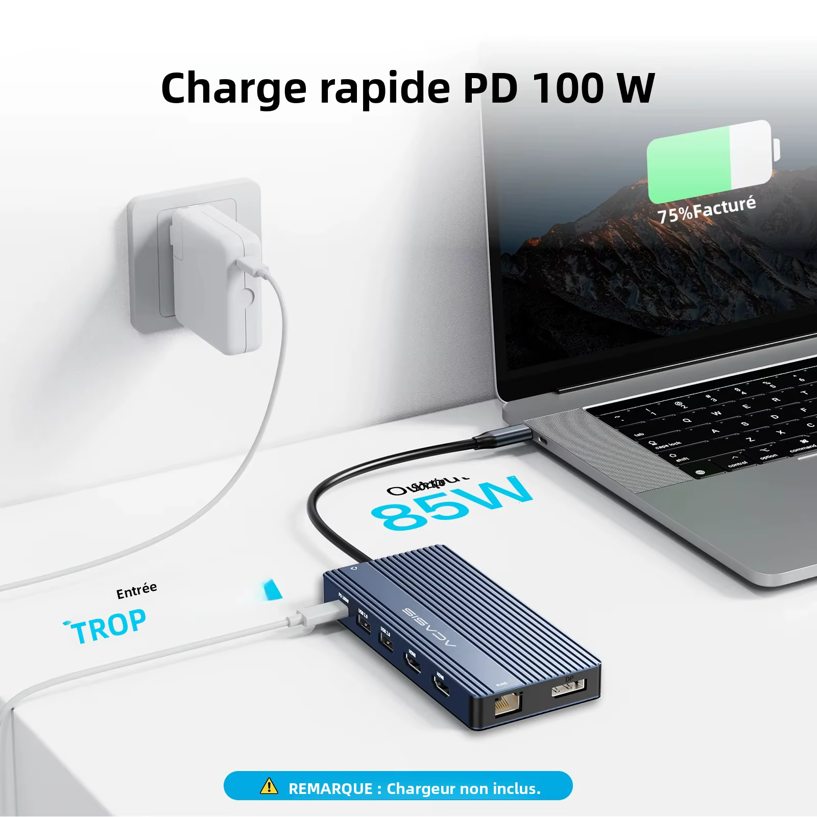 Acasis Station d'accueil USB-C 14 en 1