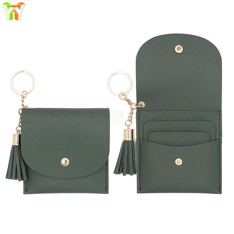 Porte-monnaie pour femmes, Mini porte-cartes, fentes multiples, pochette rigide Simple et élégante pour la gestion des changements