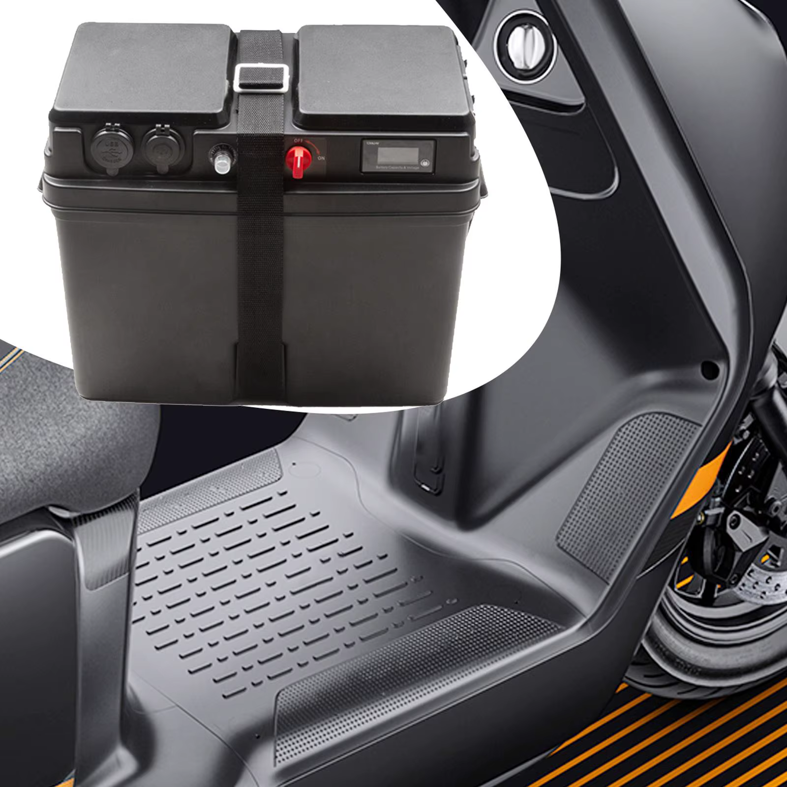 Power Box – centrale électrique Portable d'extérieur, pour automobile, bateau, remorque, camping-car