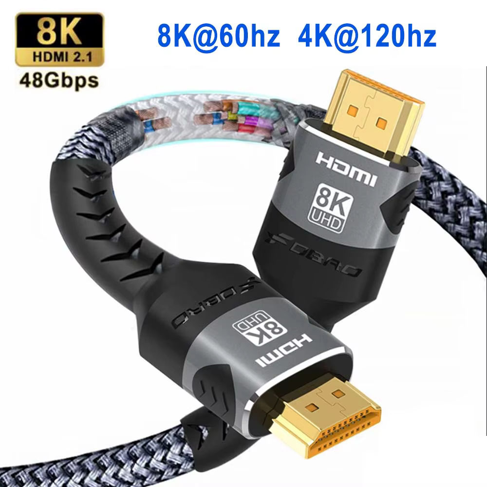 Câble HDMI 8K @ 60Hz 4k @ 120Hz