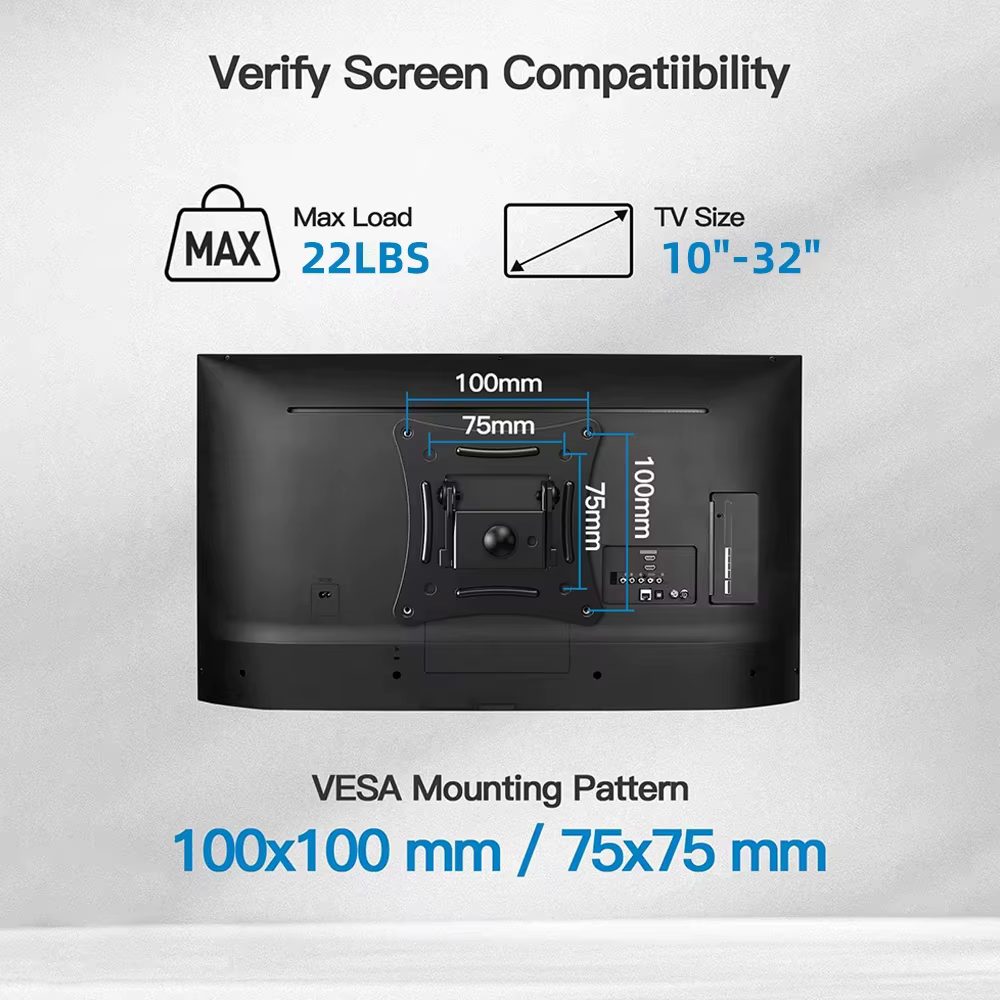 Moniteur TV Supports TV LCD LED Support de montage mural