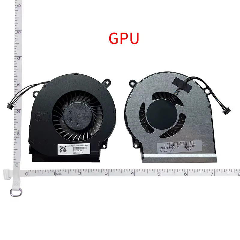 Nouveau ventilateur de refroidissement CPU GPU pour HP OMEN 4 PRO 4 PRO 5 TPN-Q211 15-DC 15-DC0004 15-DC0005 15-DC0007 15-DC0009 15-DC0011 15-DC0013TX