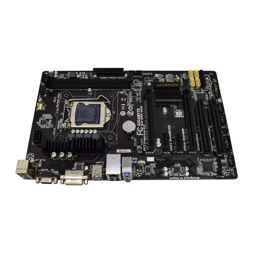 Gigabyte GA-B85-D3V LGA 1150 Prise en charge de la carte mère Core i7-4790K i7-4770K i5-4690K i5-4670K CPU 2 × DDR3 DIMM 16G VGA DVI ATX