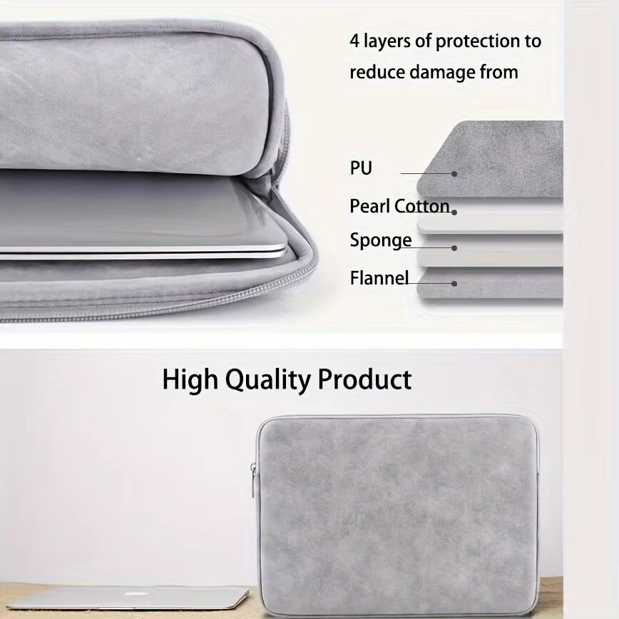 11 13 14 15 pouces ordinateur portable en cuir PU protection tablette sac