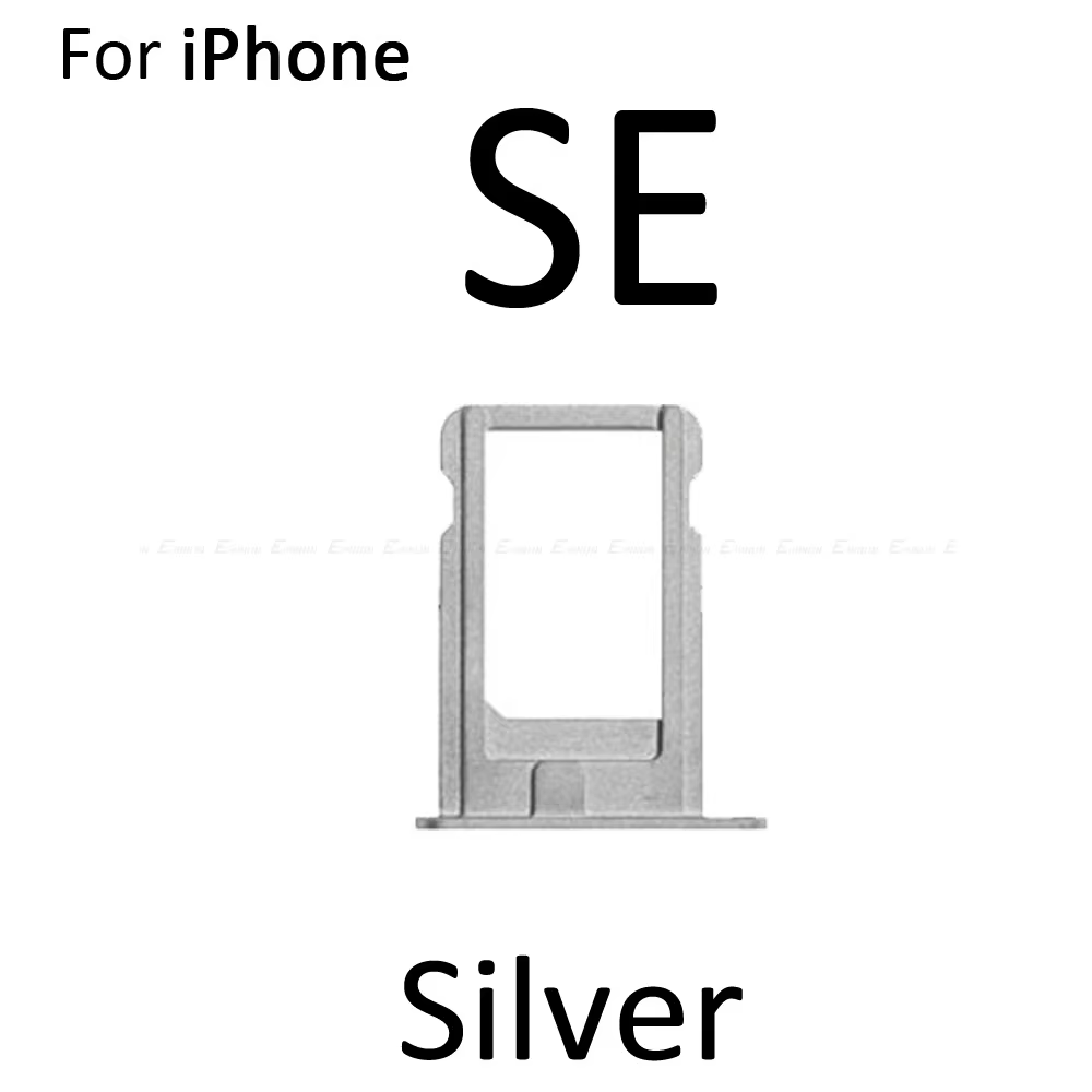 Adaptateur de fente pour carte SIM, pièces de rechange pour iPhone 4, 4S, 5, 5S, SE, 5C