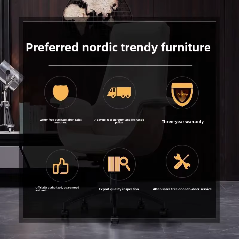 Confortable bureau d'affaires patron ordinateur chaise levage peau de vache rouleau Simple moderne femmes maison classe