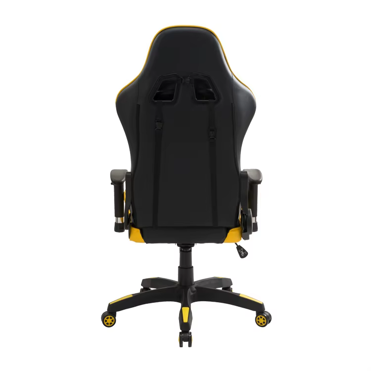 Chaise de Gamer Moderne Personnalisée Noire et Jaune