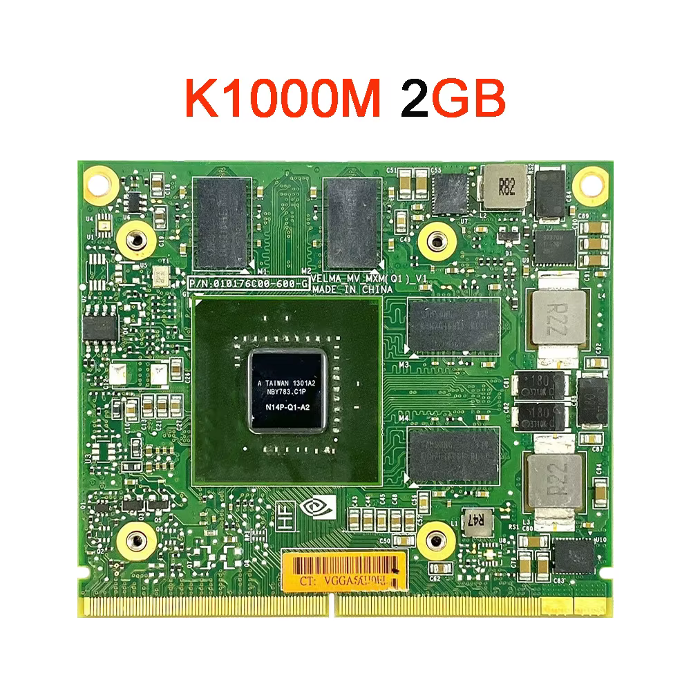 Quadro K610M 1GB K1000M K1100M K2000M K2100M 2GB carte vidéo K610 K1000 K1100 K2000 K2100 pour iMac A1311 A1312 2010 2011