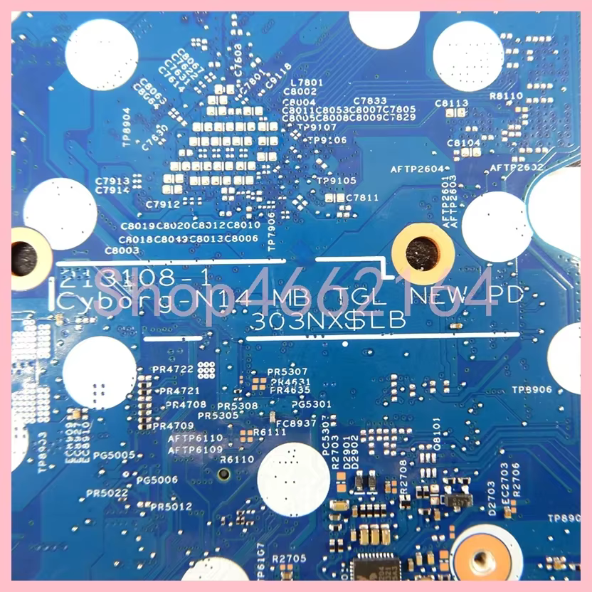 213108-1 avec i7-11390H CPU carte mère d'ordinateur portable pour DELL Inspiron 14 5410 5418