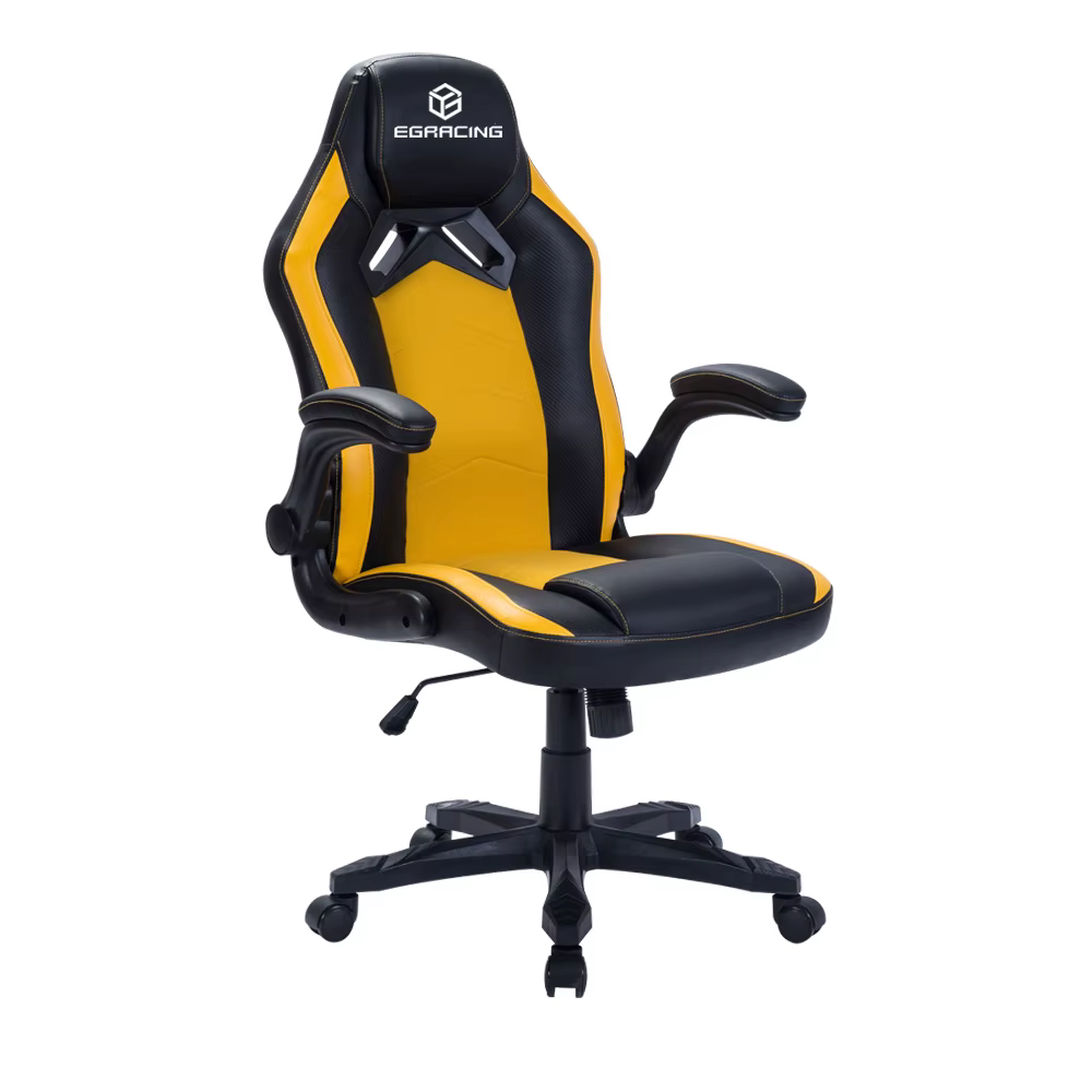 Fauteuil de jeu PC ergonomique en cuir