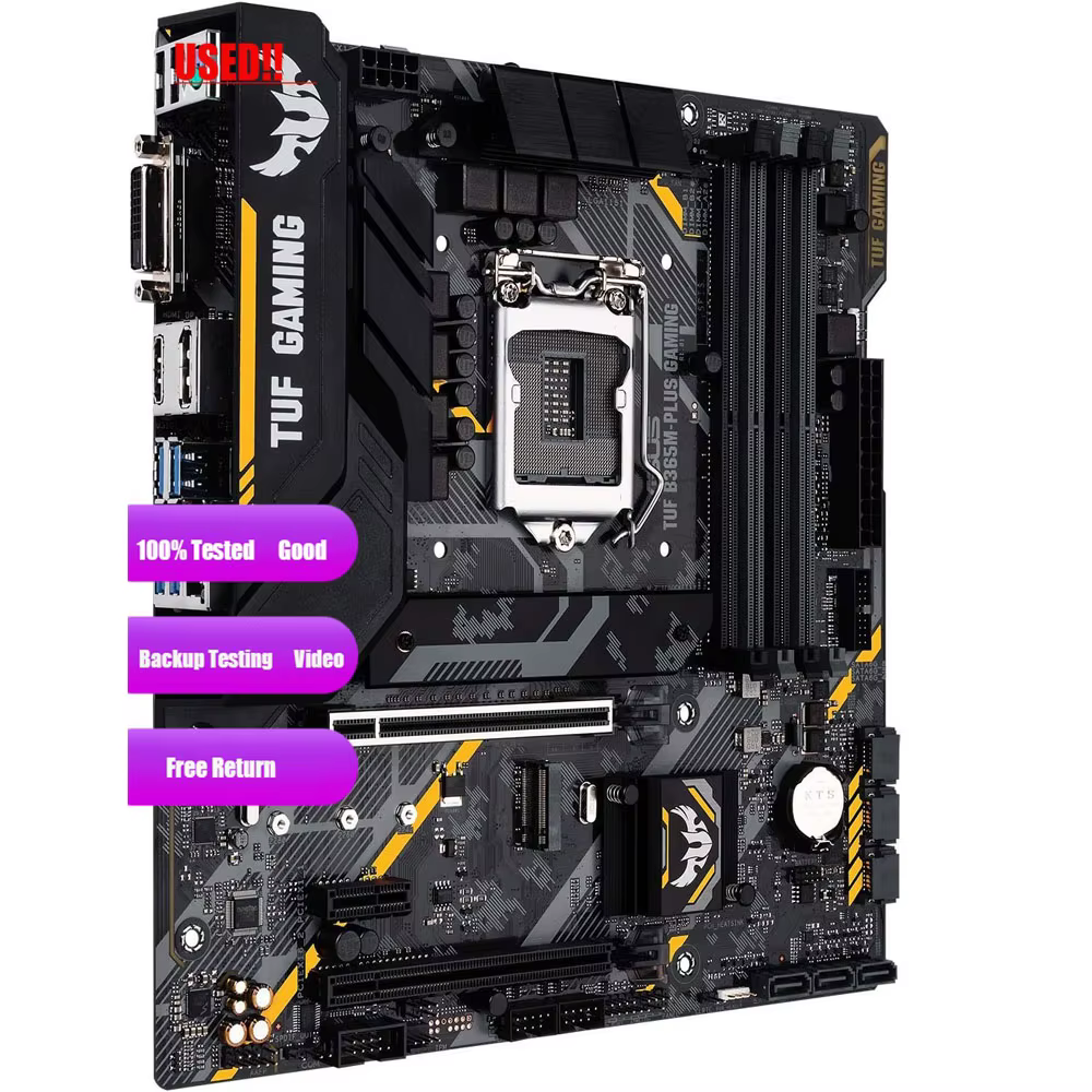 Carte mère Asus TUF B365M-PLUS Gaming LGA1151 DDR4 HDMI M.2 mATX