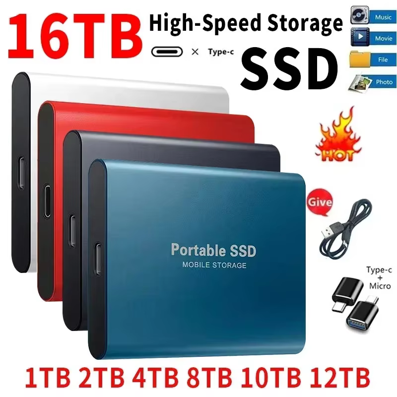 Disque SSD externe Portable 1 to/2 to