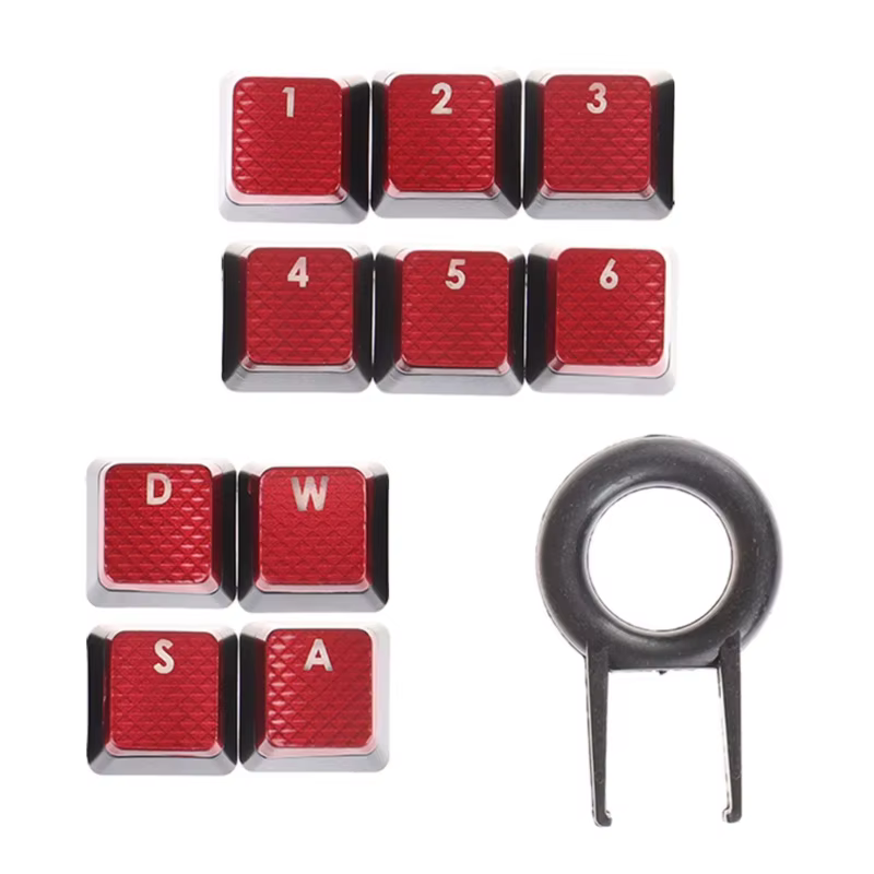 Jeu de capuchons de touches RGB personnalisables