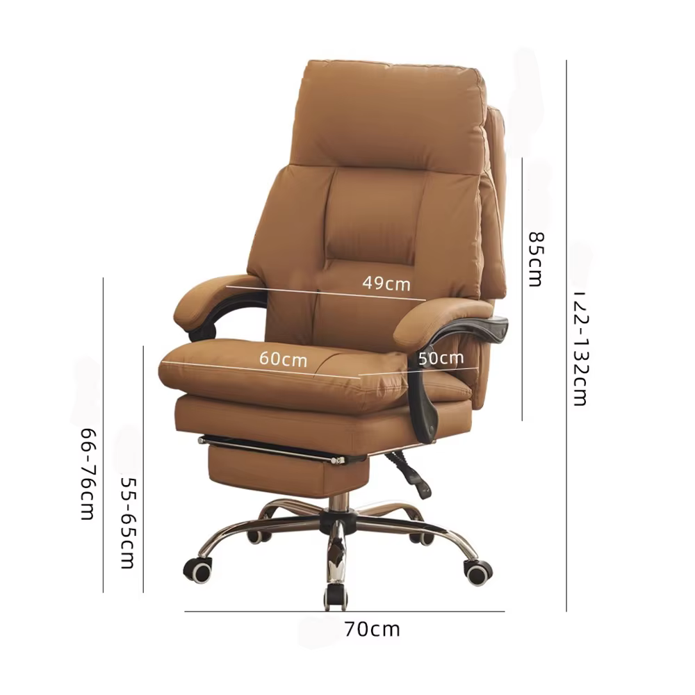 Chaise de Bureau Ergonomique Nordique de Luxe