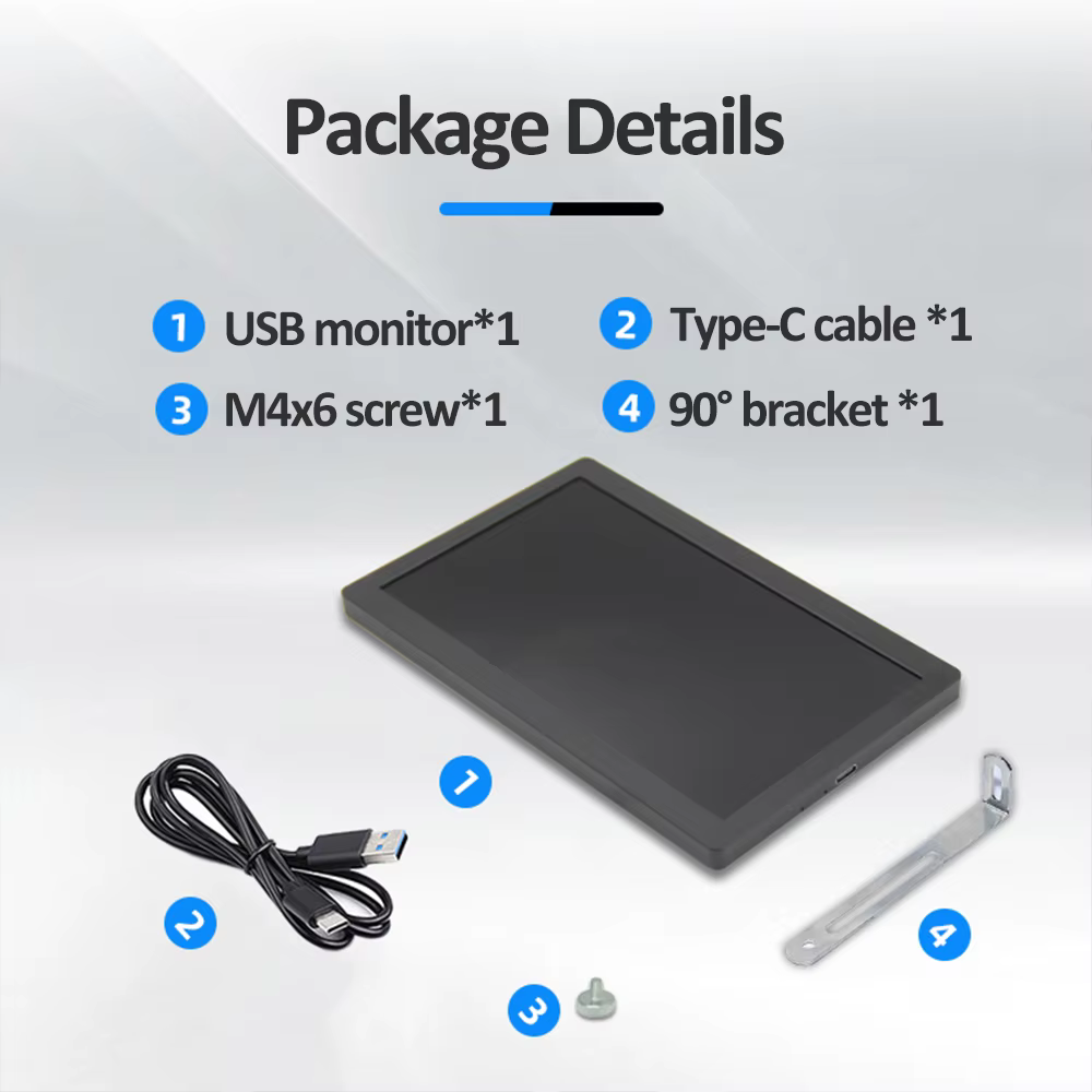 Écran secondaire IPS type-c de 5/7 pouces