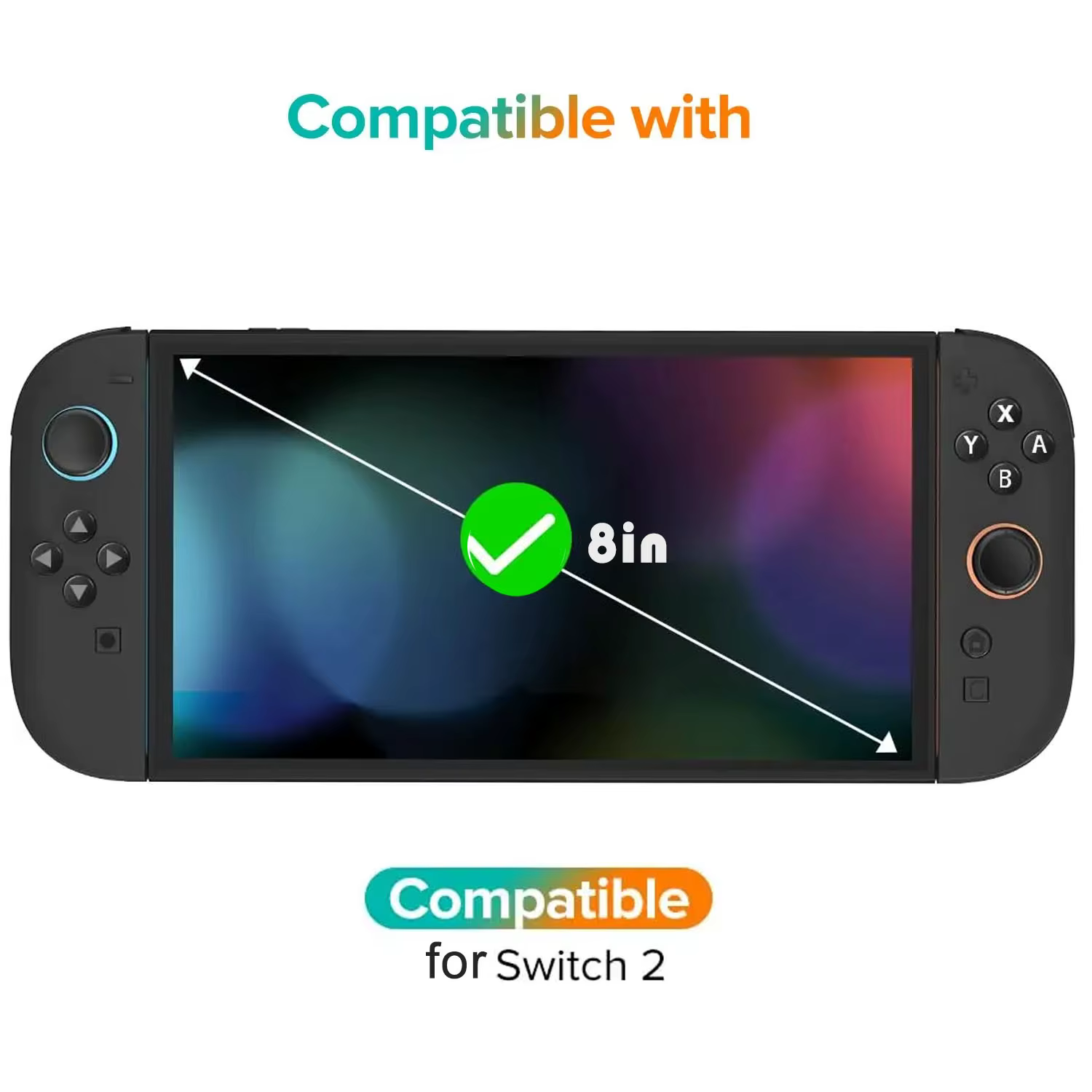 1/2/3 pièces protecteur d'écran en verre trempé pour Switch 2 Transparent HD clair anti-rayures