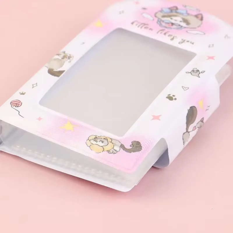 28 Card Slots Photo Card Binder 3-inch Kpop Photo Card Photo Album Postcard Photocards Holder Cardalbum For Photographs