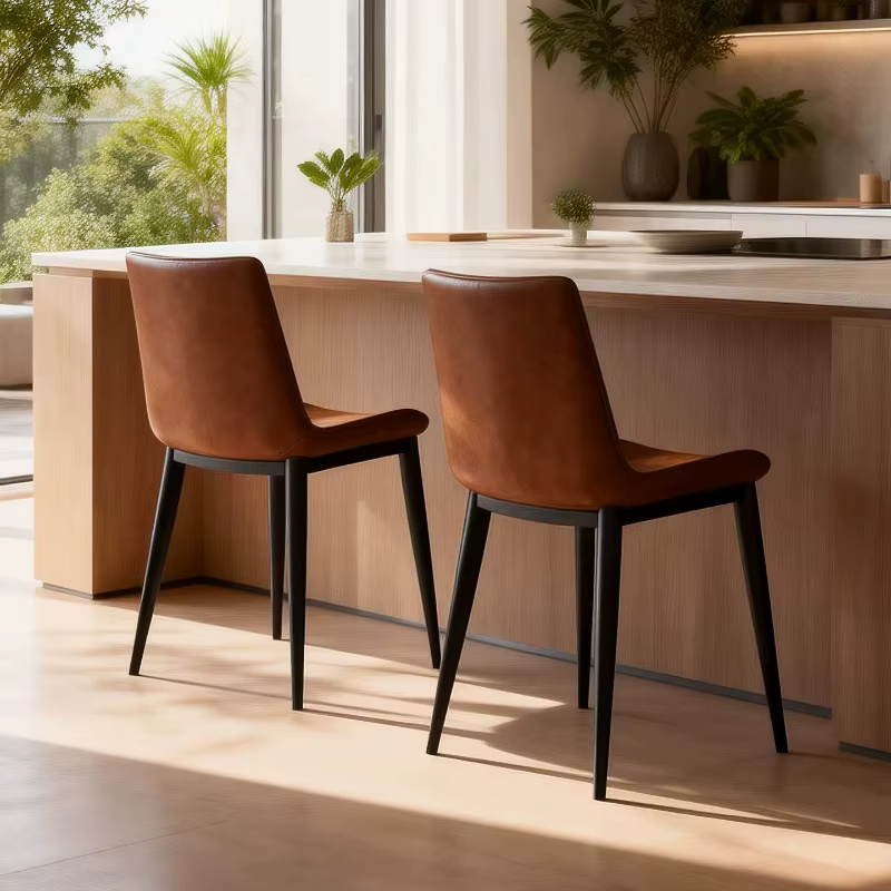 Chaises de salle à manger modernes design, chaises de salle à manger de luxe rembourrées tendance pour salon, chaises de salle à manger nordiques pour fêtes, mobilier de maison