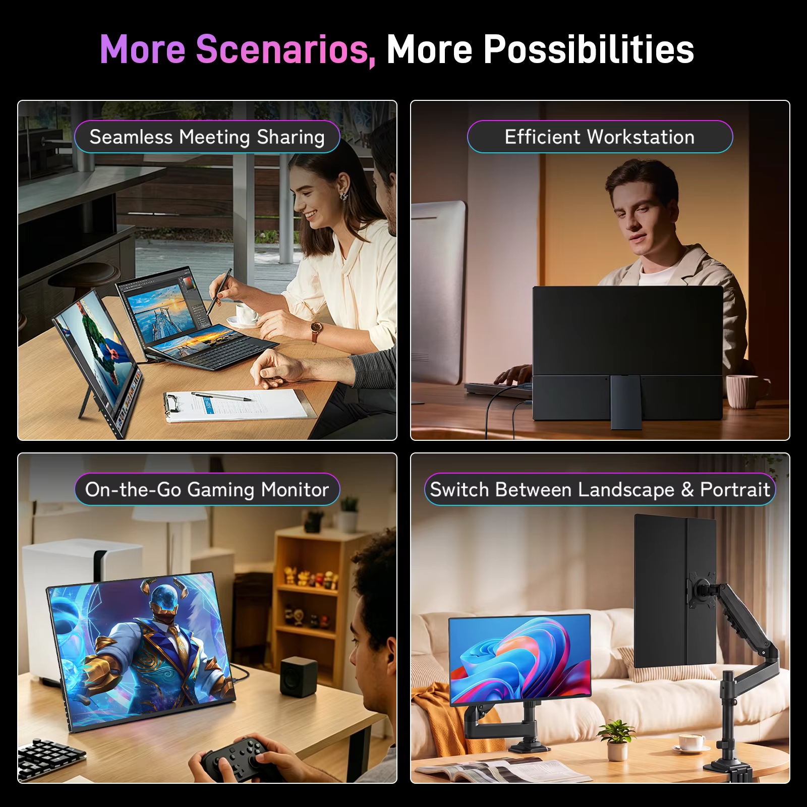 Moniteur portable WonTim 16
