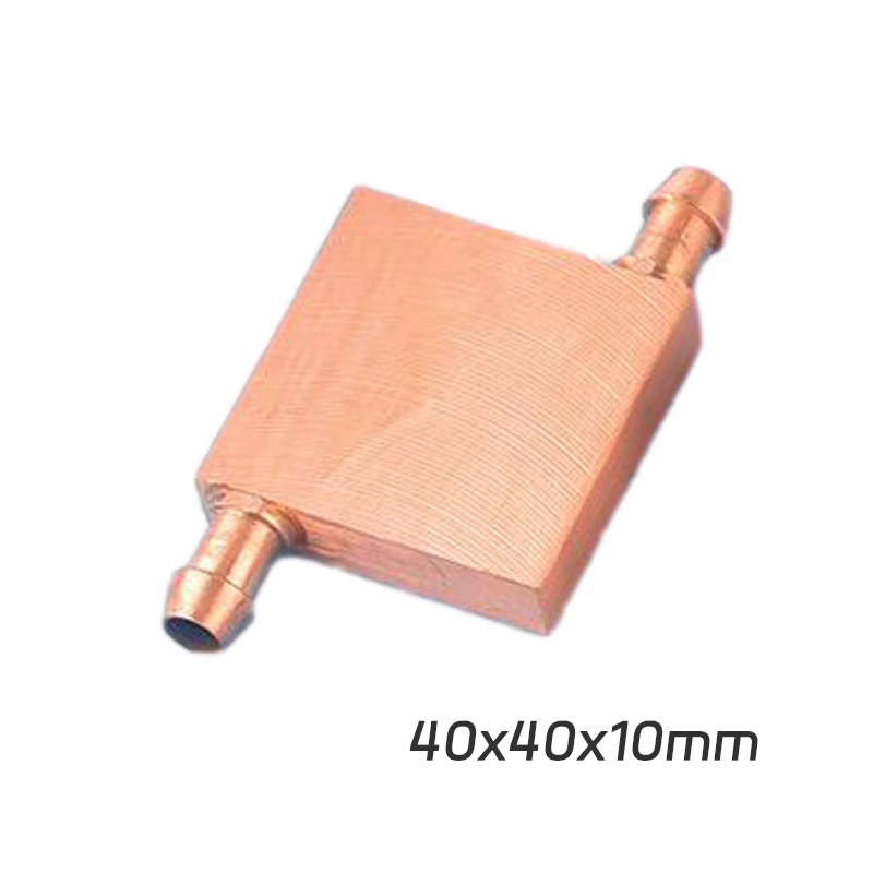 Bloc de refroidissement à eau en cuivre 40x40mm