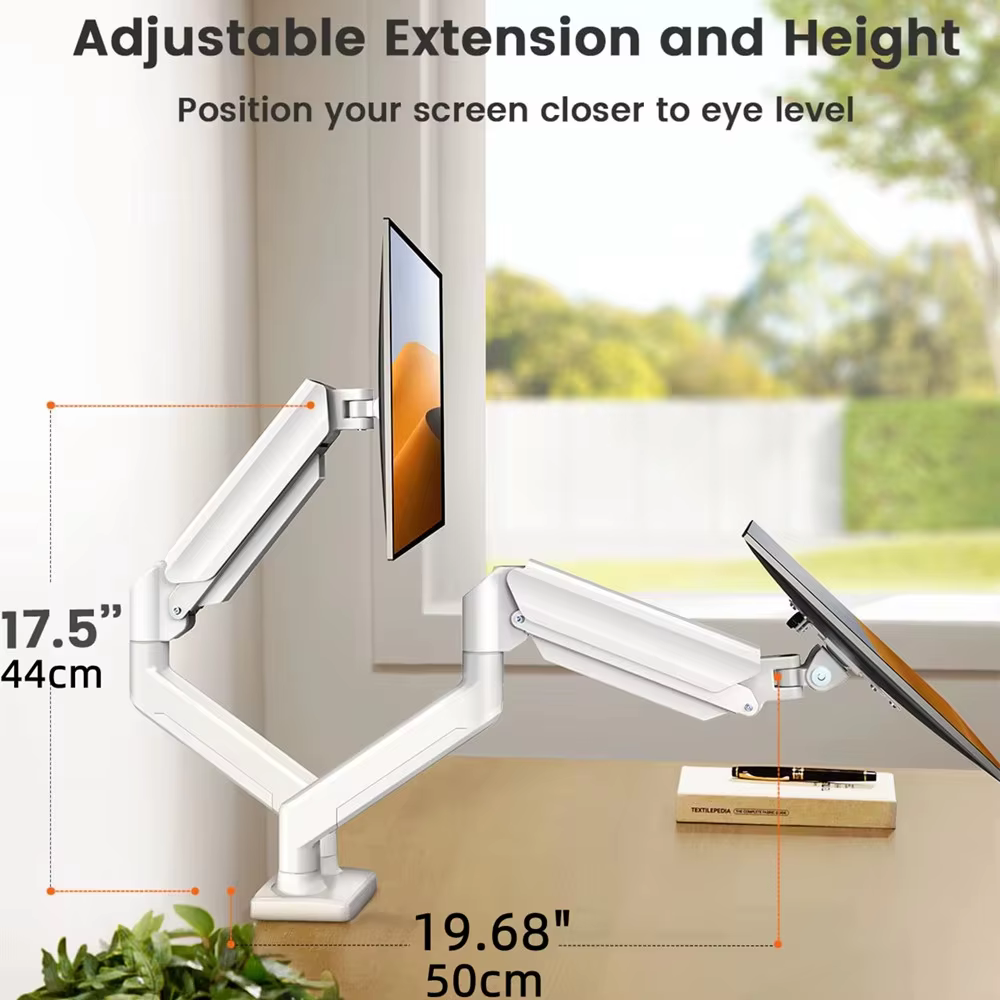 Support double écran pour écrans de 13″ à 32″