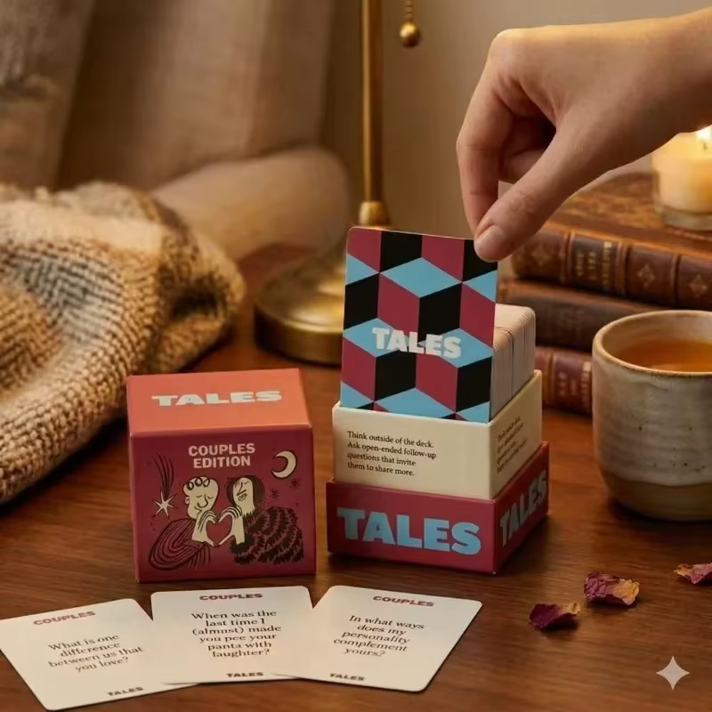 Nouveau jeu de conversation en cartes 150 pièces, édition familiale, brise-glace amusant pour adultes et réunions de famille, jeu de cartes pour couples, Histoires