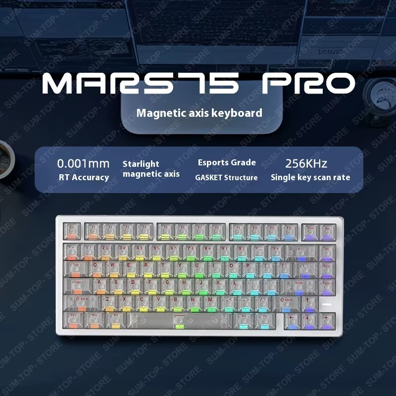 IROK Carotmas Mars75 Pro Mercury68 mars68 pro clavier mécanique magnétique de jeu 75% 0.001mm 8K 0.125ms