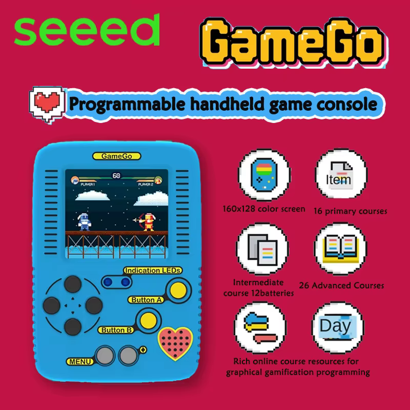 Console de jeu GameGo, console de jeu portable programmable
