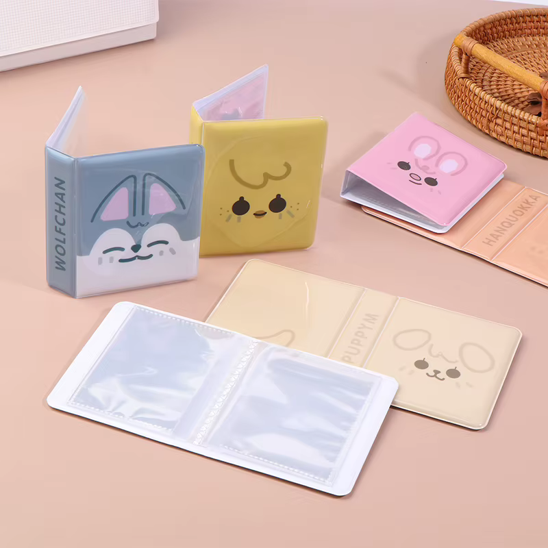 Album idole photos Collection Kpop carte classeur nom carte livre Album dessin animé Animal 3 pouces Album Photo carte postale stockage