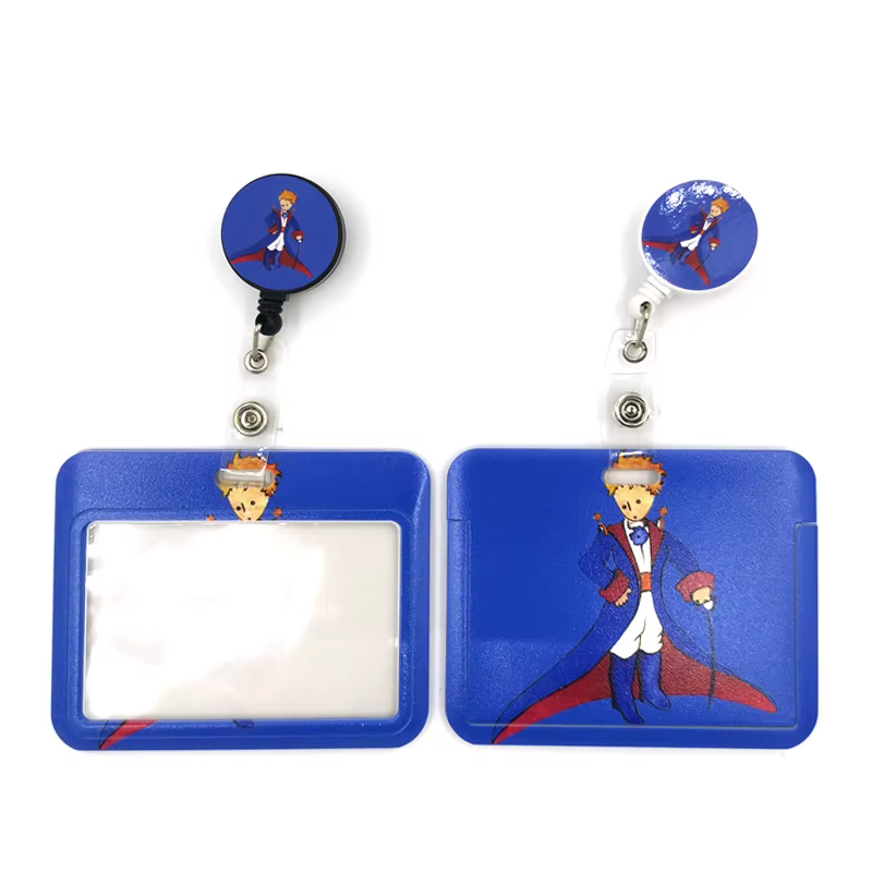 Dessin animé mignon porte-carte de crédit lanière femmes hommes enfant étudiant Badge bobine ID nom Clid carte porte-Badge