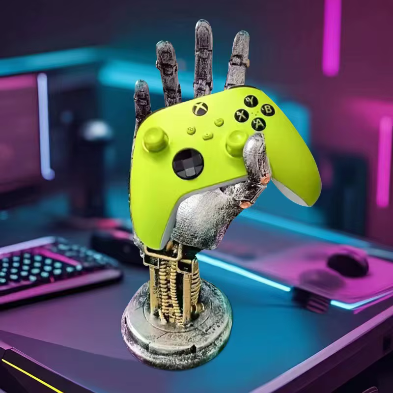 Support de manette de jeu Cyberpunk 3D | Organisateur de bureau multifonctionnel