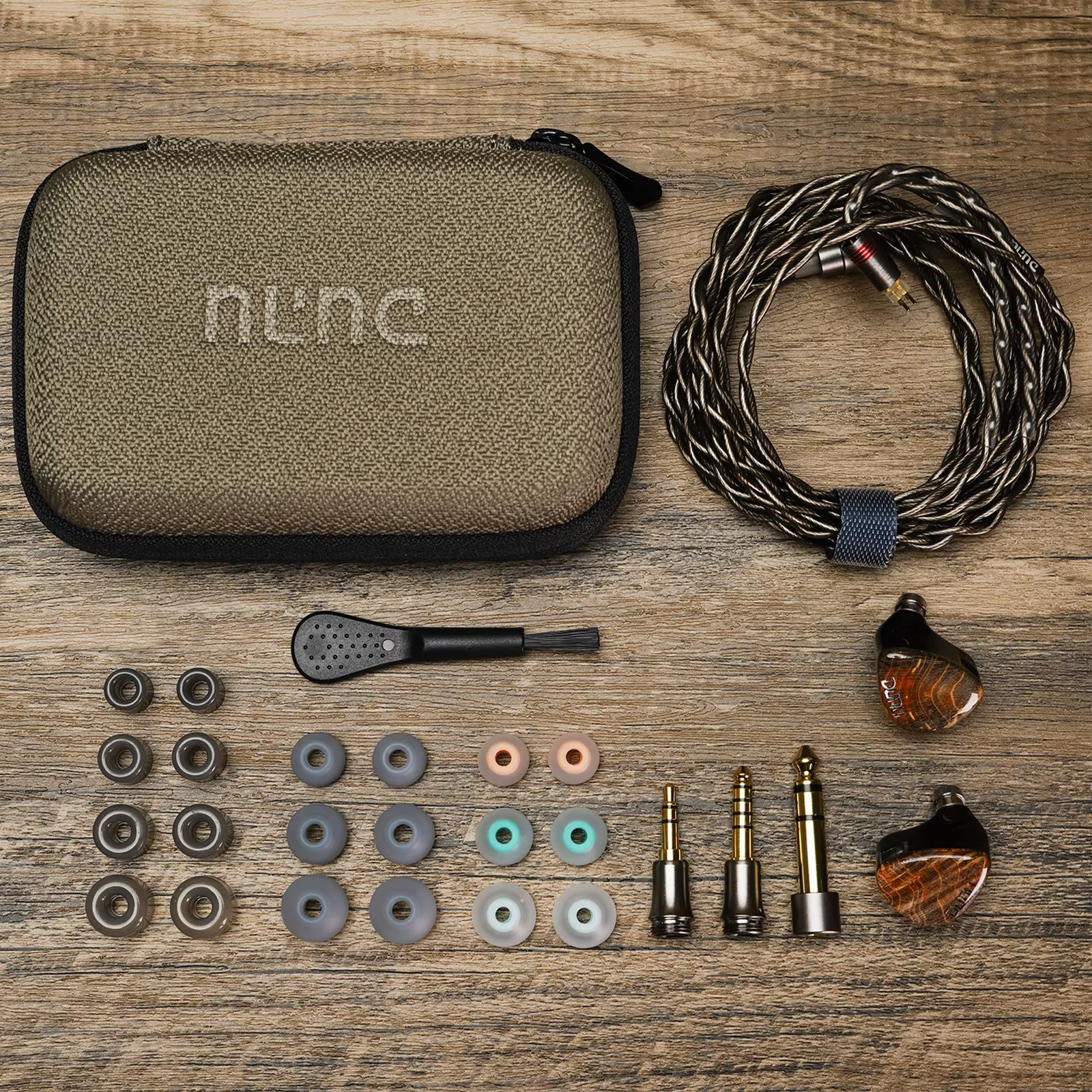 HiFiGo DUNU x Gizaudio DaVinci 2DD + 4BA écouteurs intra-auriculaires hybrides avec câble de fiches de terminaison échan