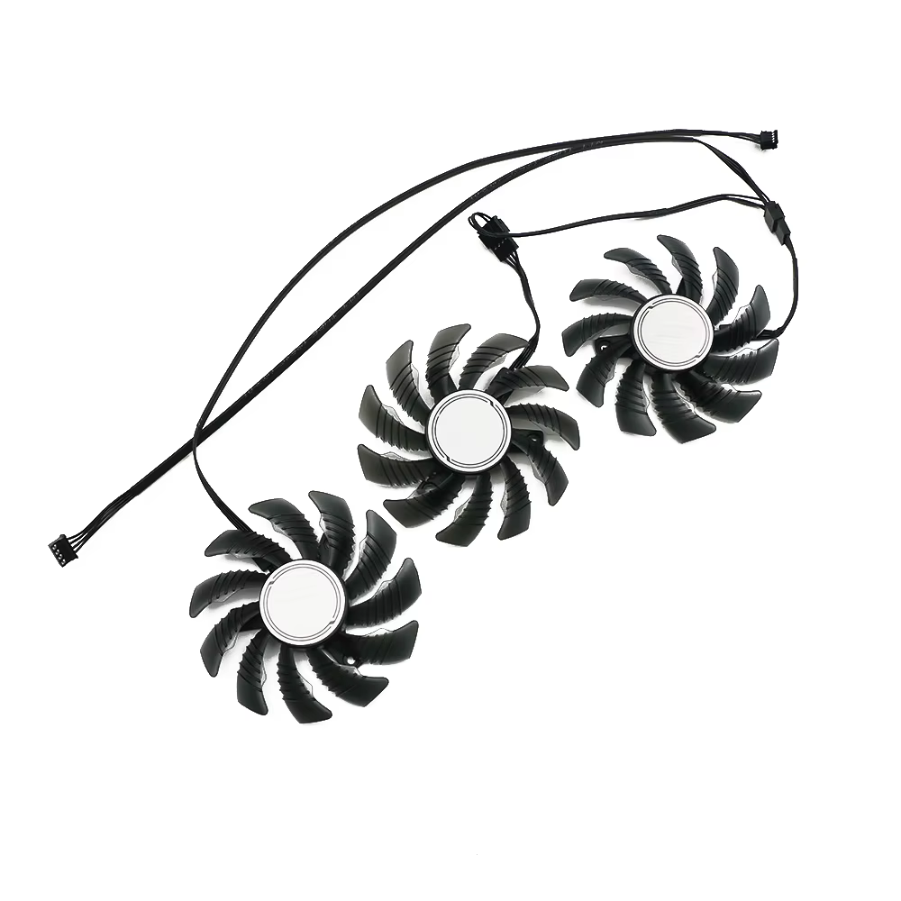 3 pièces/lot PLD08010S12HH RTX3060 78MM 4PIN pour Gigabyte RTX 3050 3060 3060TI GAMING OC ventilateur de refroidissement de carte graphique