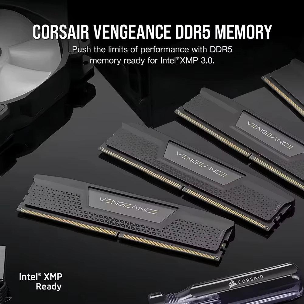 Mémoire RAM pour ordinateur de bureau Corsair Vengeance LPX DDR5 CL36/CL28 16 Go 32 Go 5200 5600 6000 MHz XMP EXPO overclocking pour jeux