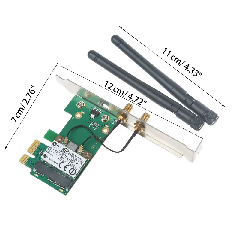 Carte Wi-Fi PCI-E pour MacOS Windows